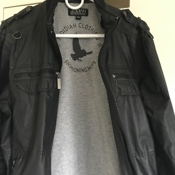 ❌ Jedediah Men's Bomber Jacket in Black ❌ - Picture 5 of 6